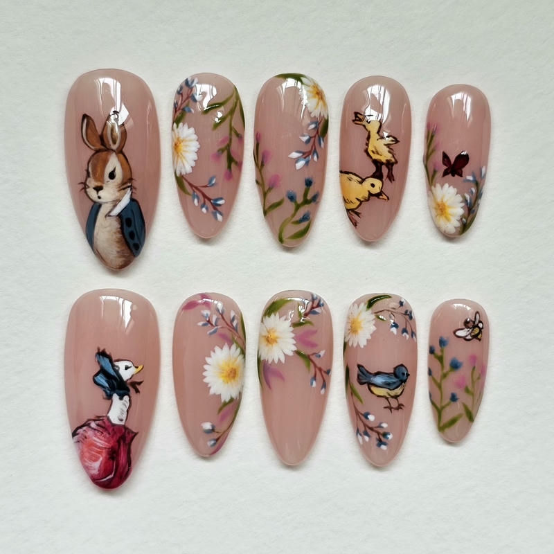 nail con thỏ hót nhất