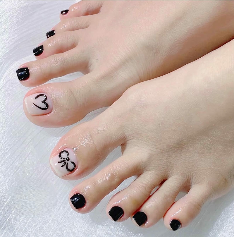 nail đi biển cho móng chân