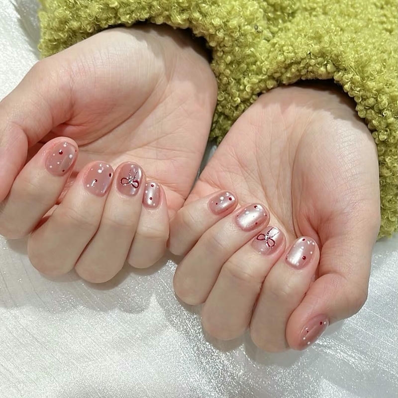 nail đi biển mắt mèo kim tuyến