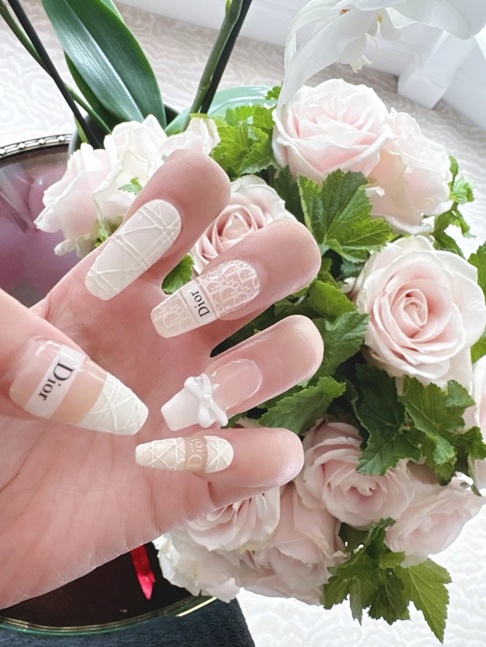 nail dior cực đẹp