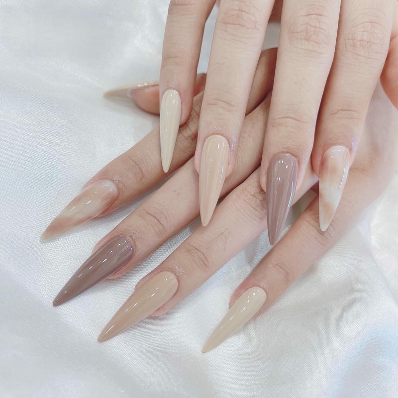 nail đơn giản nhẹ nhàng pastel