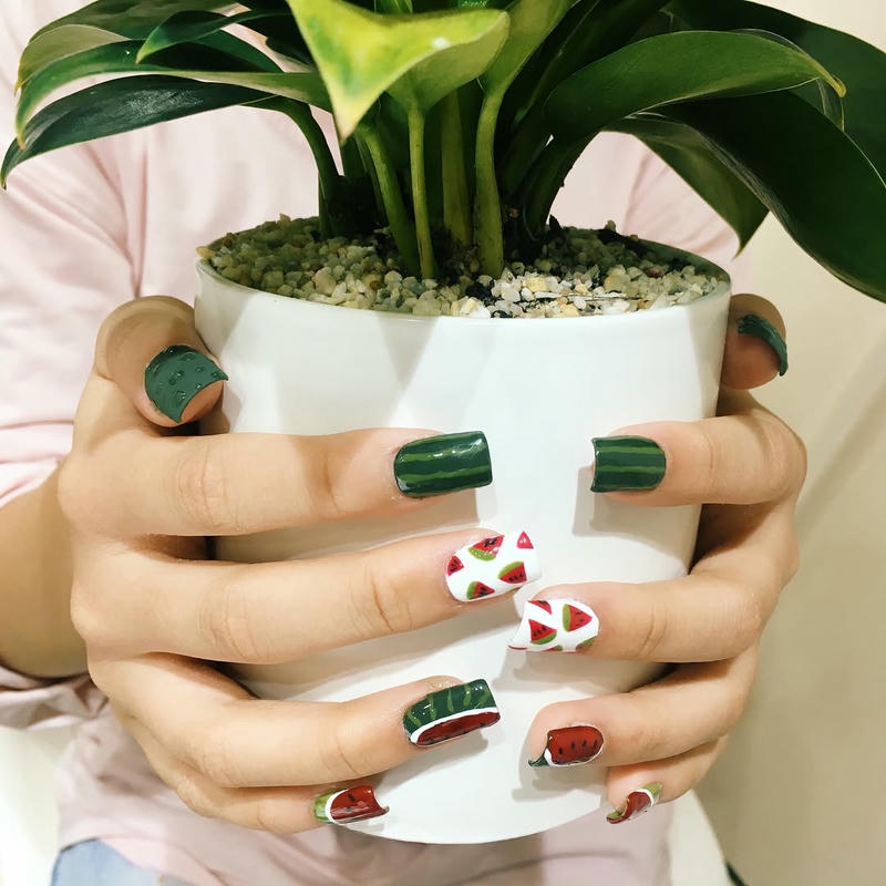 nail dưa hấu mini