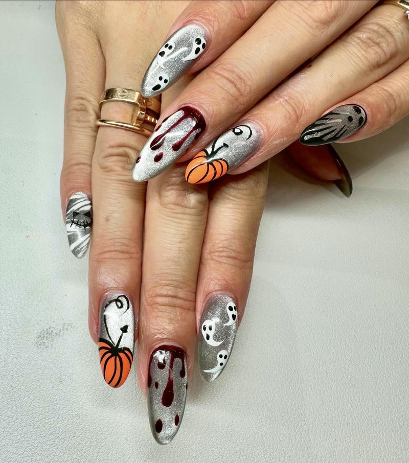 nail halloween đẹp