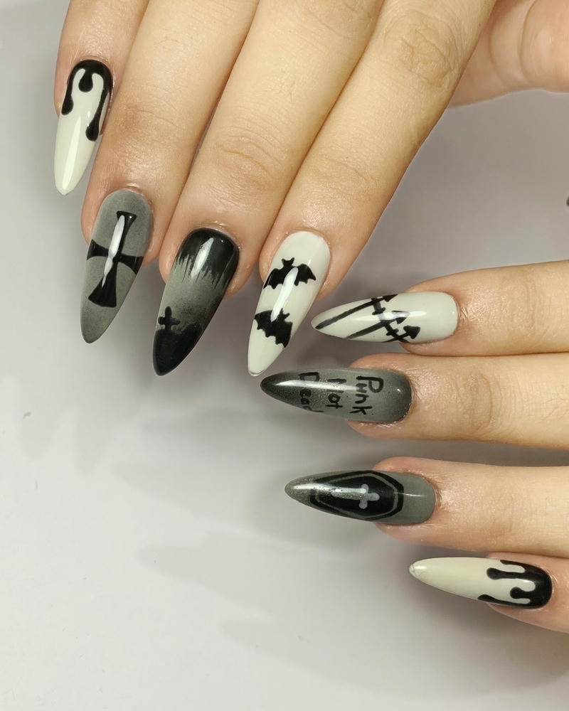 nail halloween ghi