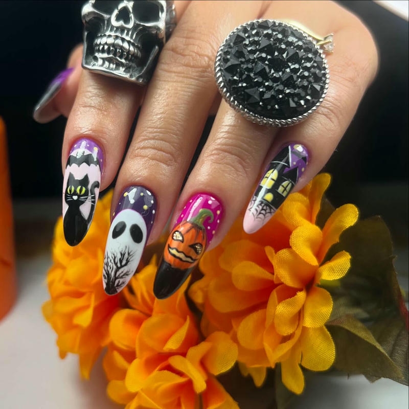 nail halloweenn