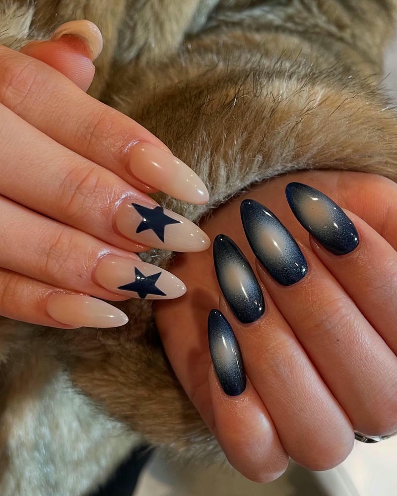 nail hạnh nhân đen
