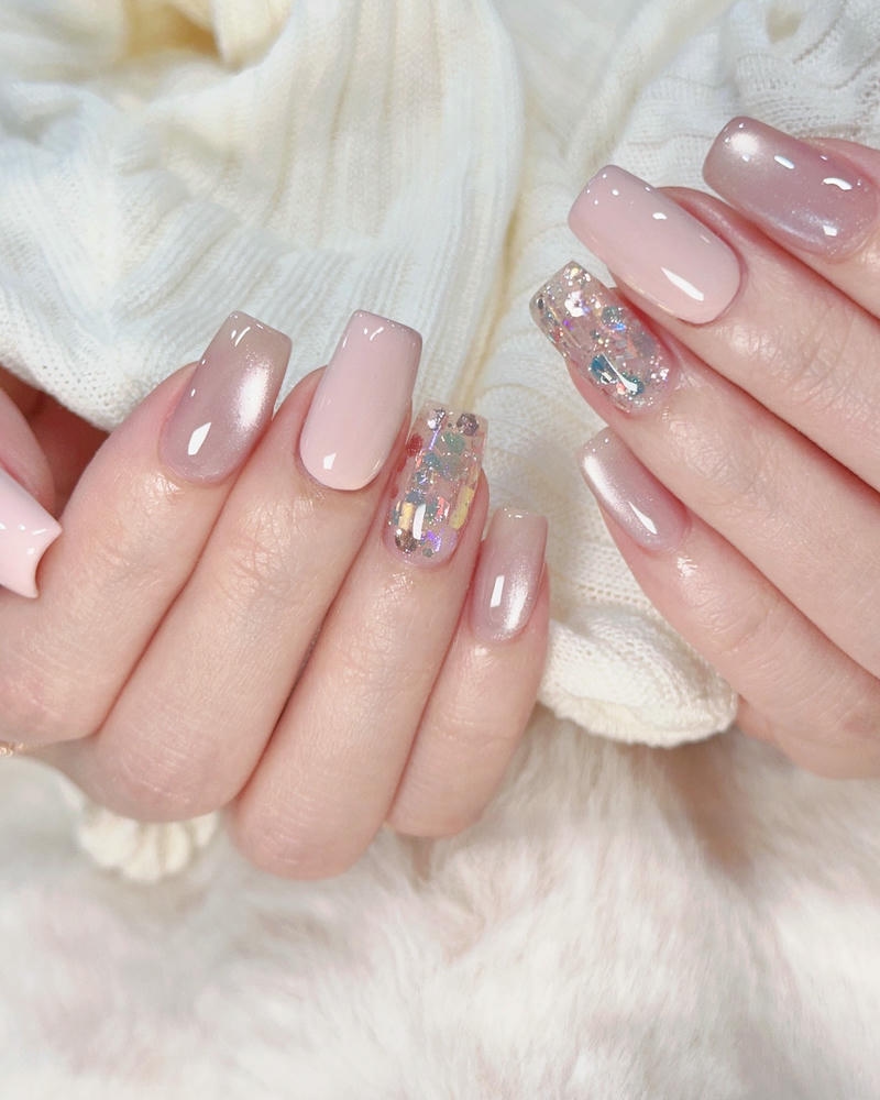 nail jennie ẩn đá xà cừ