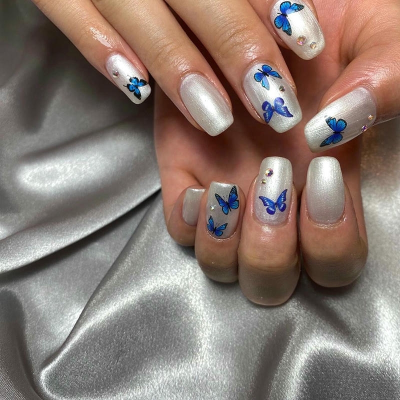 nail jennie bướm