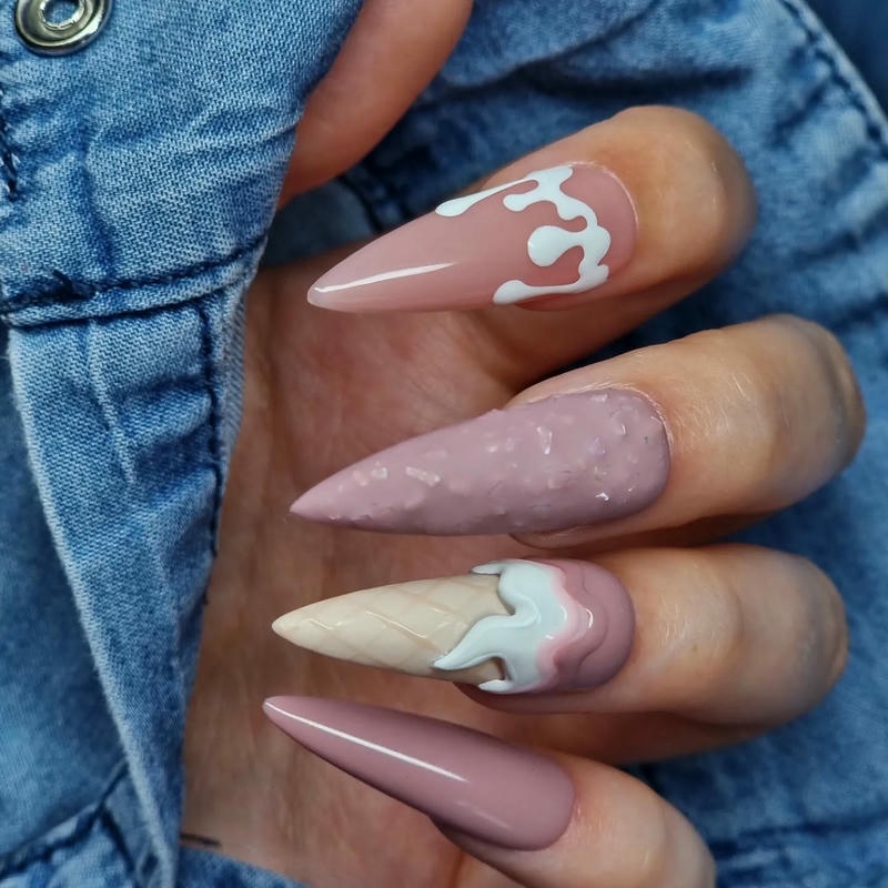 nail kem chảy móng nhọn