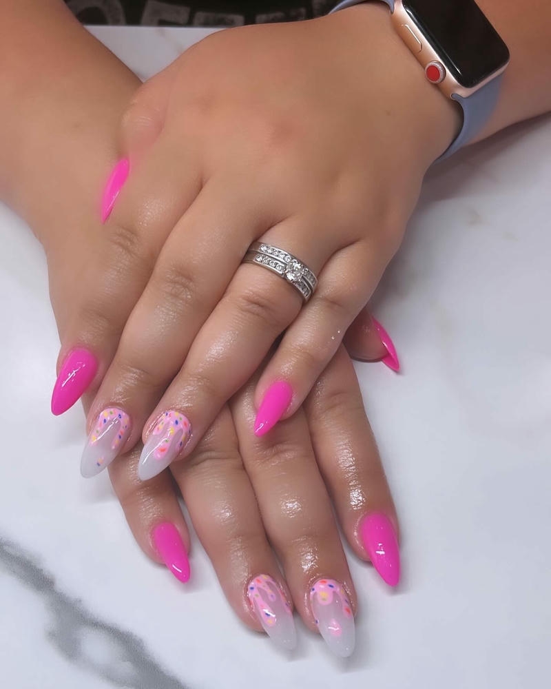 nail kem chảy sơn hồng