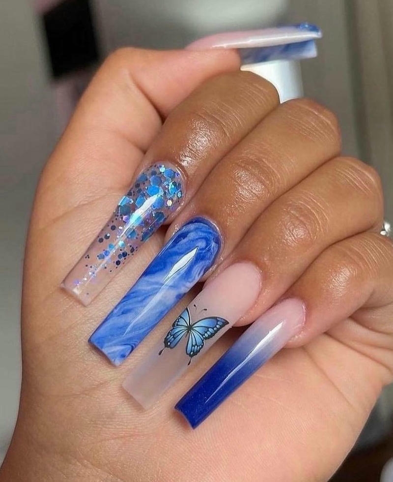 nail loang bướm