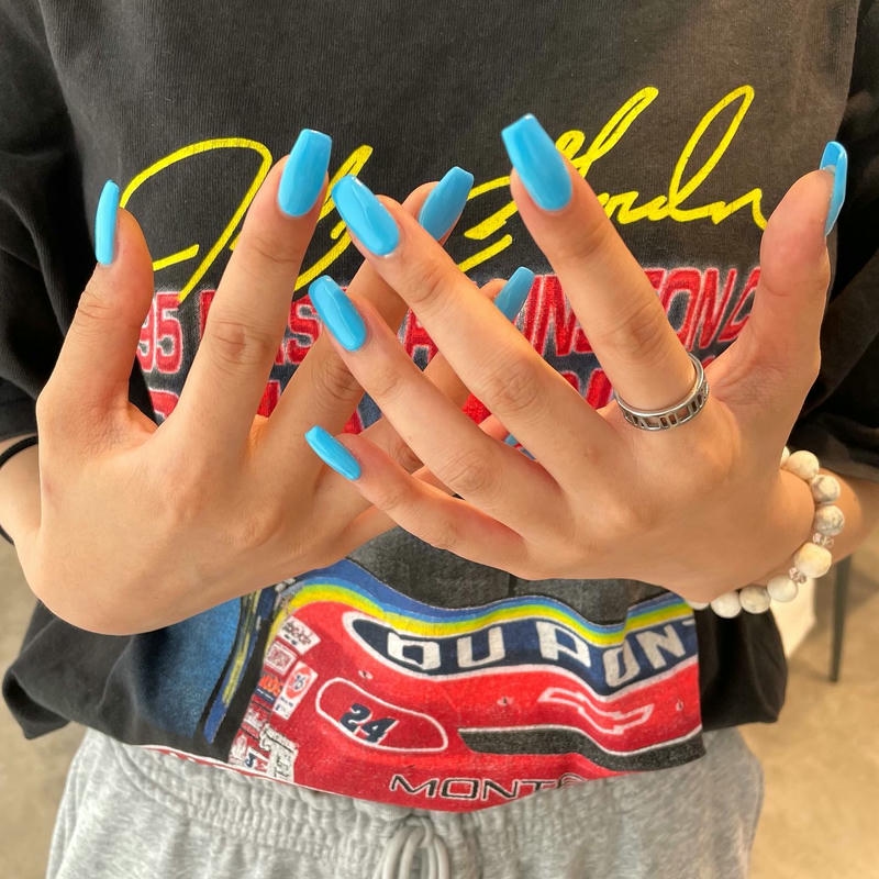 nail màu xanh ngọc đẹp nhất
