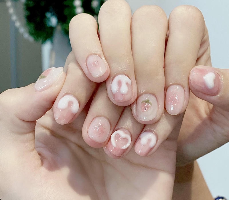 nail vẽ kem