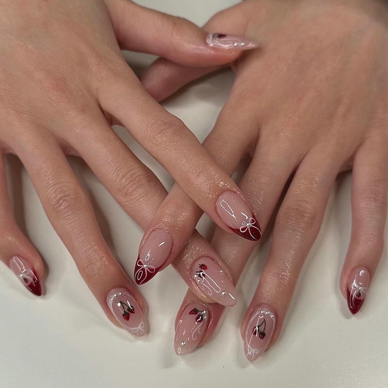 nail vẽ màu