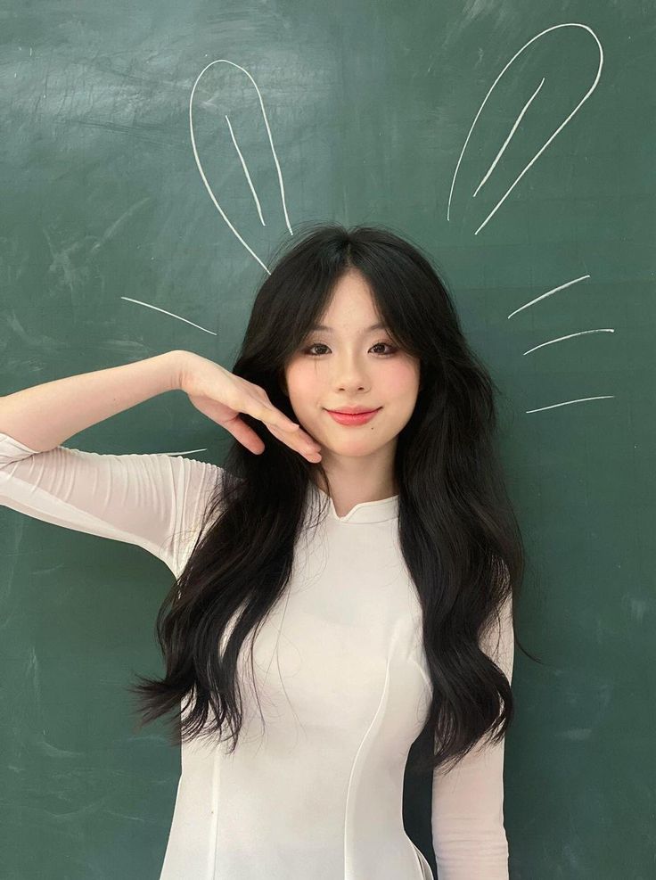 Gái xinh áo dài xưa