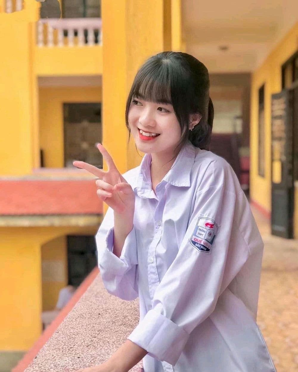 Gái xinh học sinh hồn nhiên