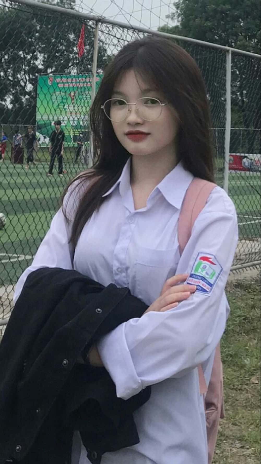 Gái xinh học sinh tinh khôi