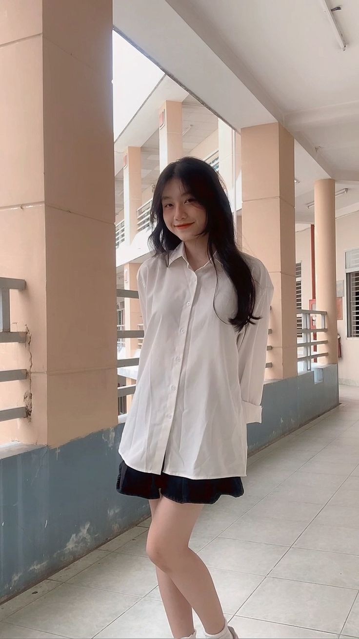 Gái xinh học sinh trong trẻo