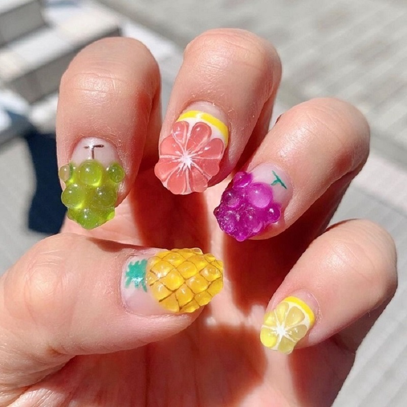 Hình ảnh nail trái cây 3