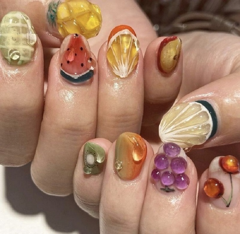 Hình ảnh nail trái cây 4