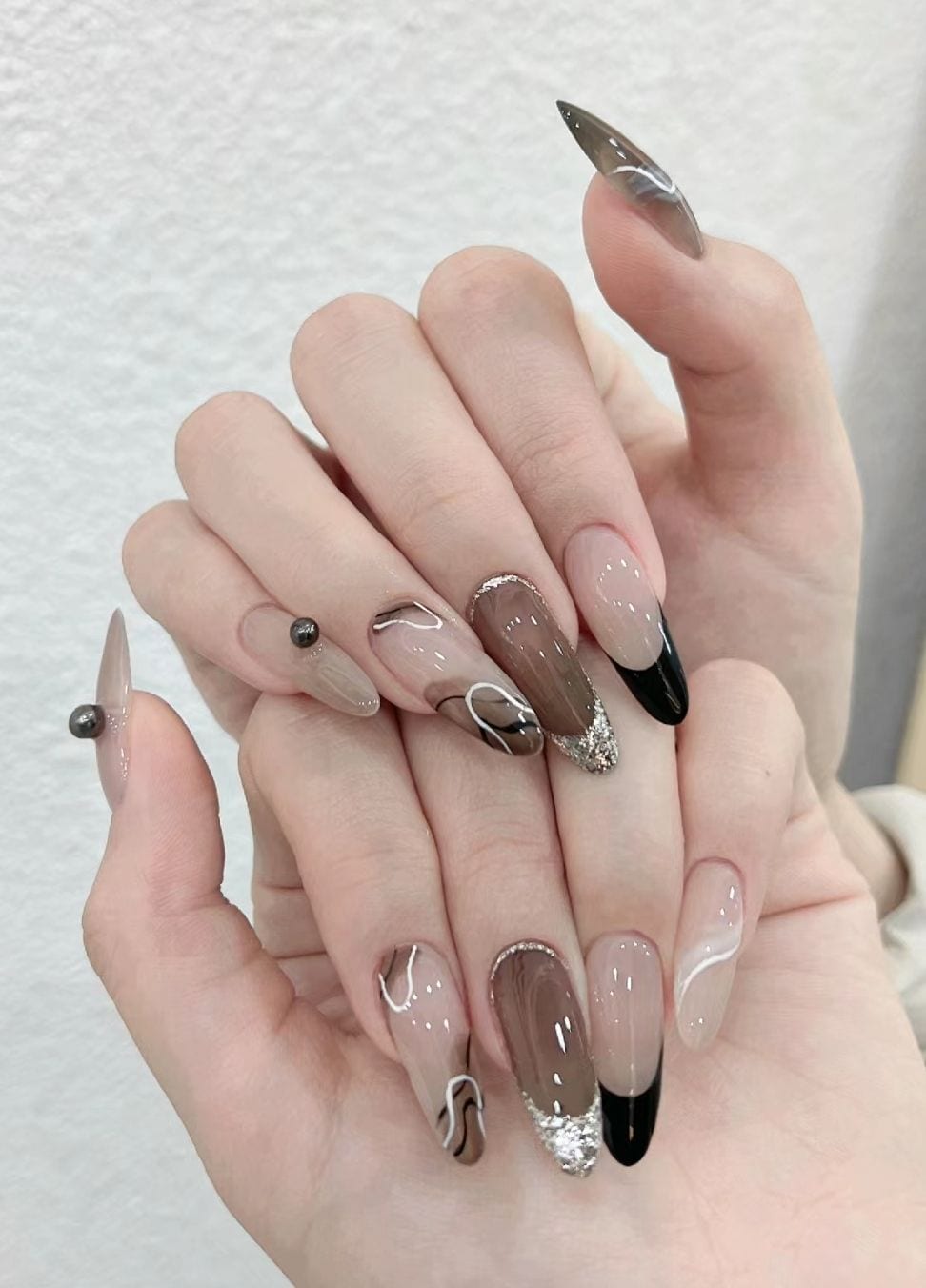 Nail cá tính nổi bật.
