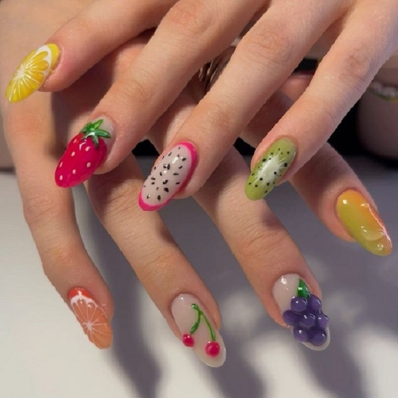 Nail trái cây 5