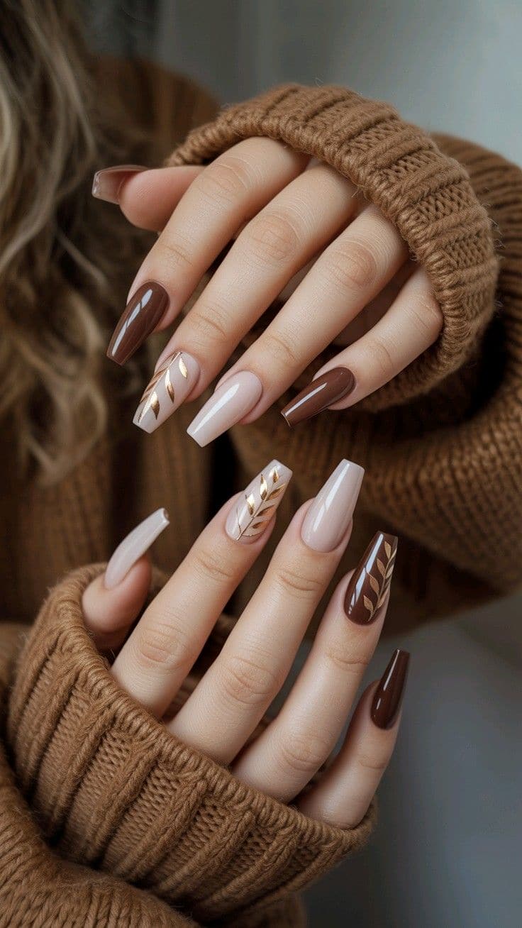 Nail vẽ hình hoạt hình.