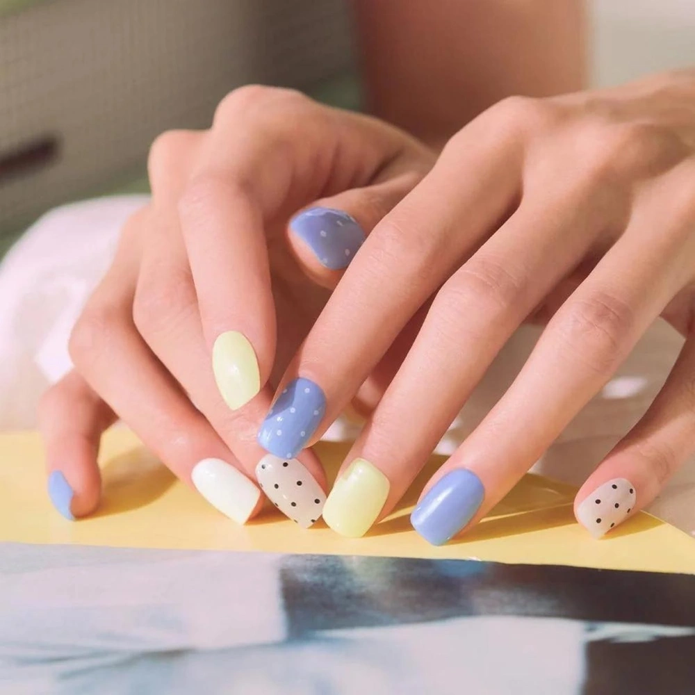 Nail vẽ hình xinh xắn.