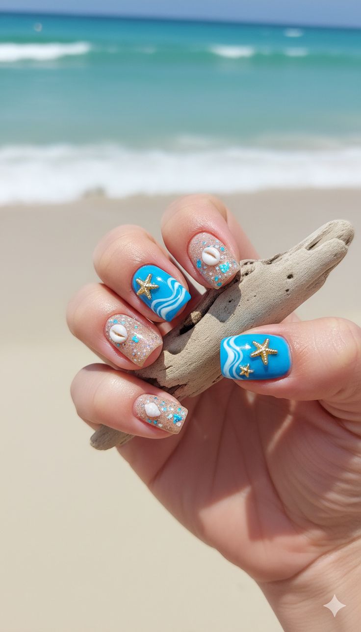 Nail vỏ sò đáng yêu