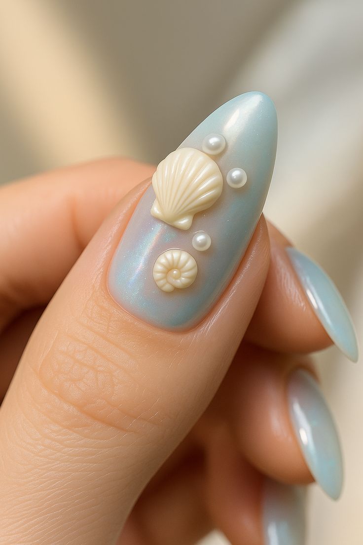 Nail vỏ sò quyến rũ