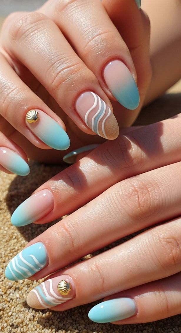 Nail vỏ sò thời thượng