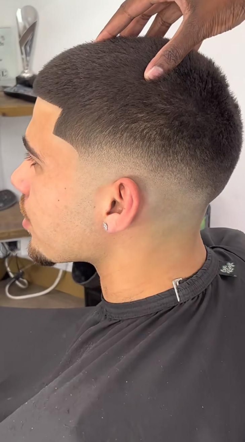 ảnh buzz cut ngắn