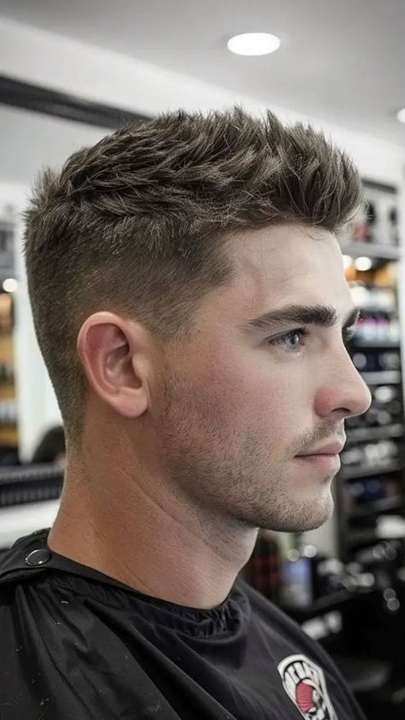 ảnh crew cut vuốt