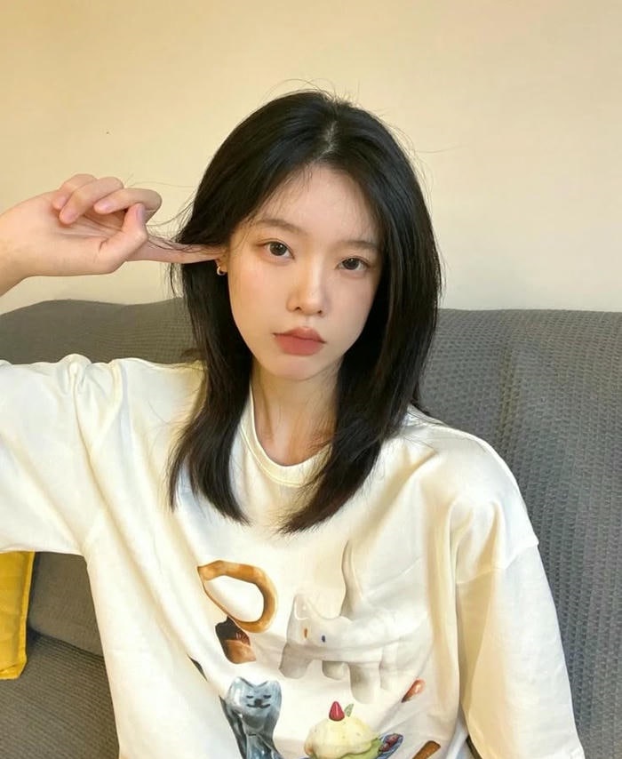 ảnh layer medium length cực dễ thương