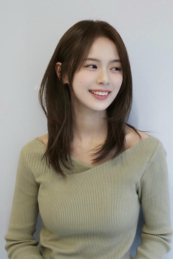 ảnh layer medium length đáng yêu nhất