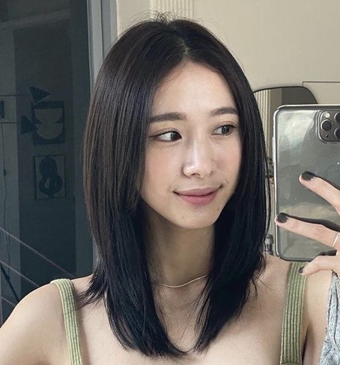 ảnh layer medium length đáng yêu