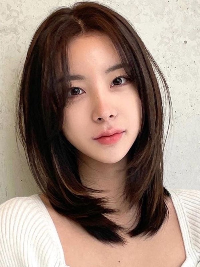 ảnh layer medium length siêu đáng yêu