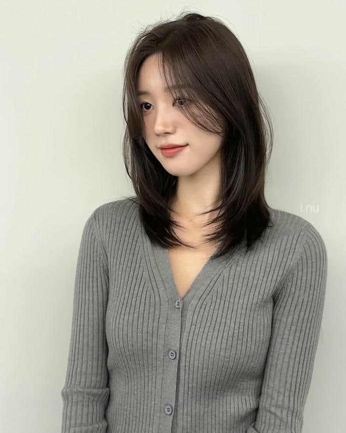 ảnh layer medium length siêu xinh