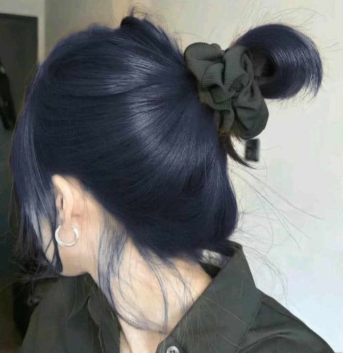 ảnh màu tóc xanh đen chất nhất