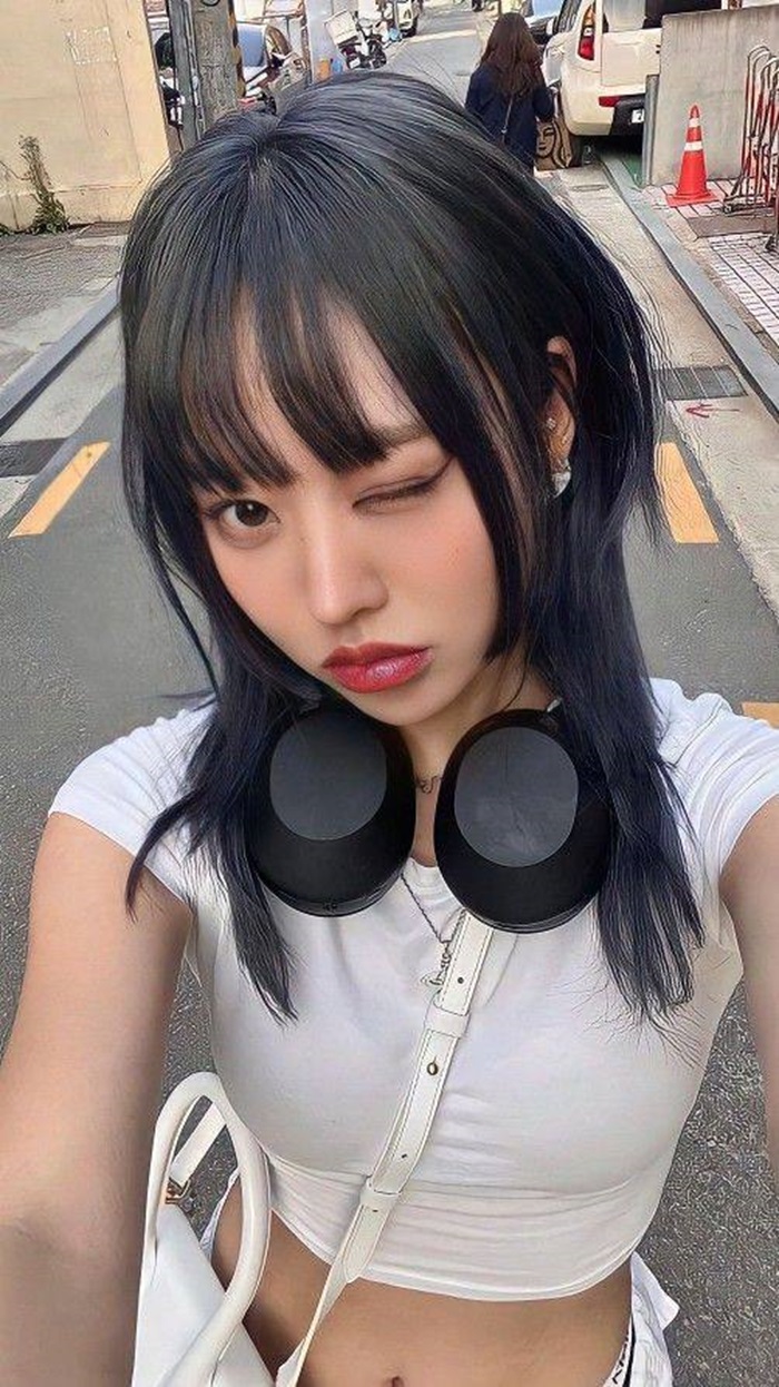 ảnh màu tóc xanh đen ngầu lòi
