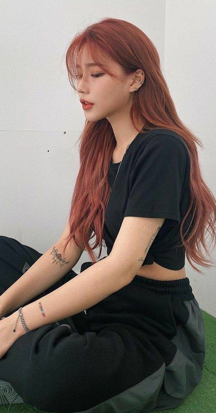 ảnh nâu đỏ cherry siêu đẹp