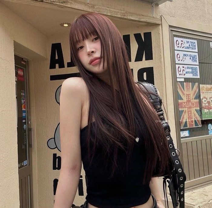 ảnh nâu đỏ cherry siêu ngầu