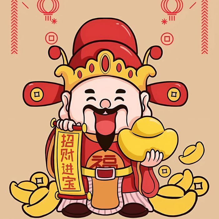 ảnh thần tài cute