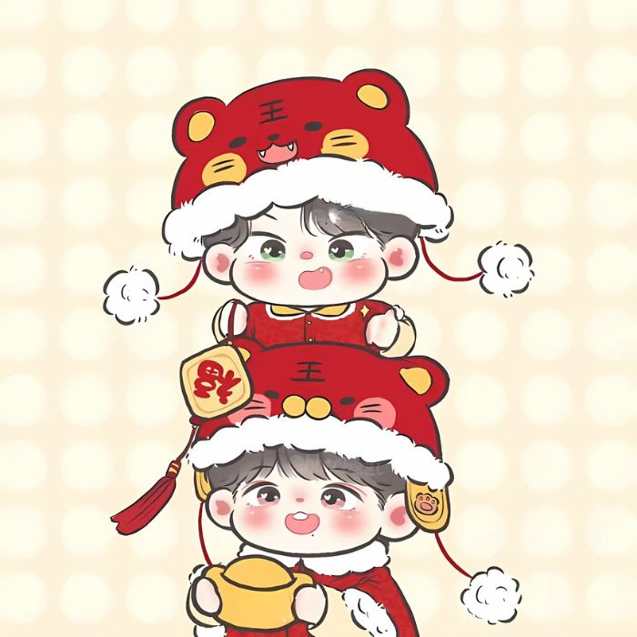 ảnh thần tài dễ thương