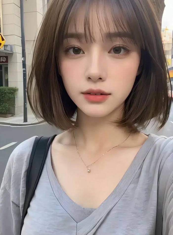 ảnh tóc mái siêu đẹp