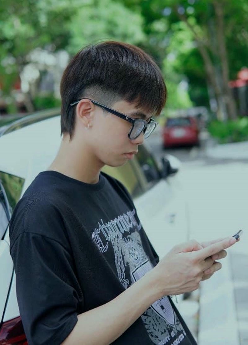 ảnh tóc mullet nam cực đẹp