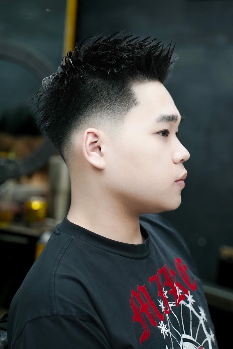 ảnh tóc nam ngắn mặt tròn cực đẹp