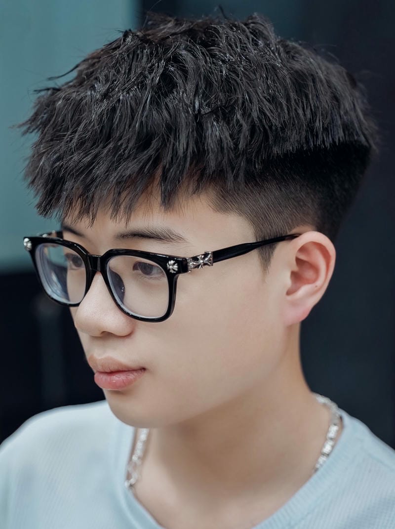 ảnh tóc nam rối