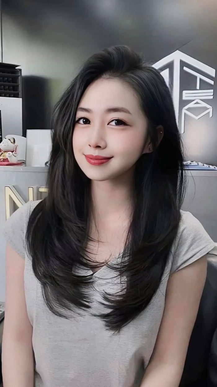 ảnh tóc nữ siêu cute