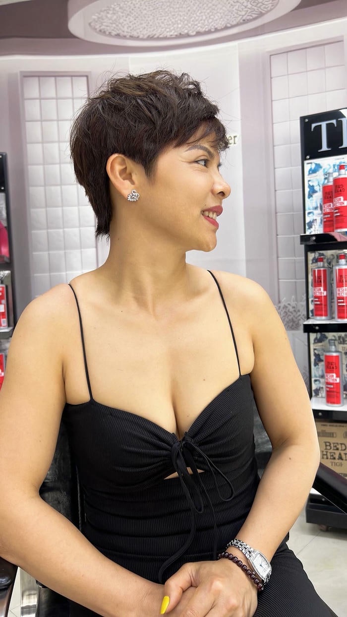 ảnh tóc pixie đẹp chất